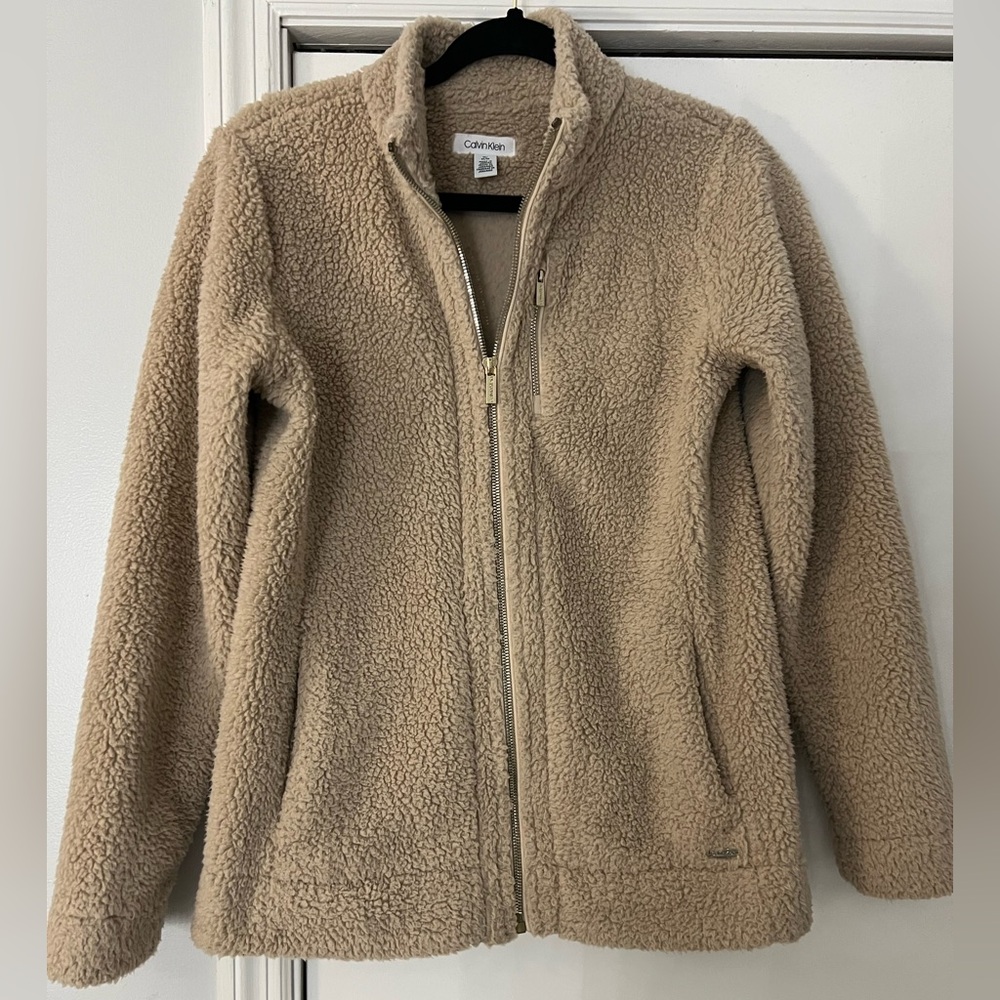 NWOT Calvin Klein Sherpa jacket